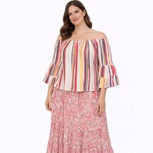 🌴 Zac & Rachel Off The Shoulder Top